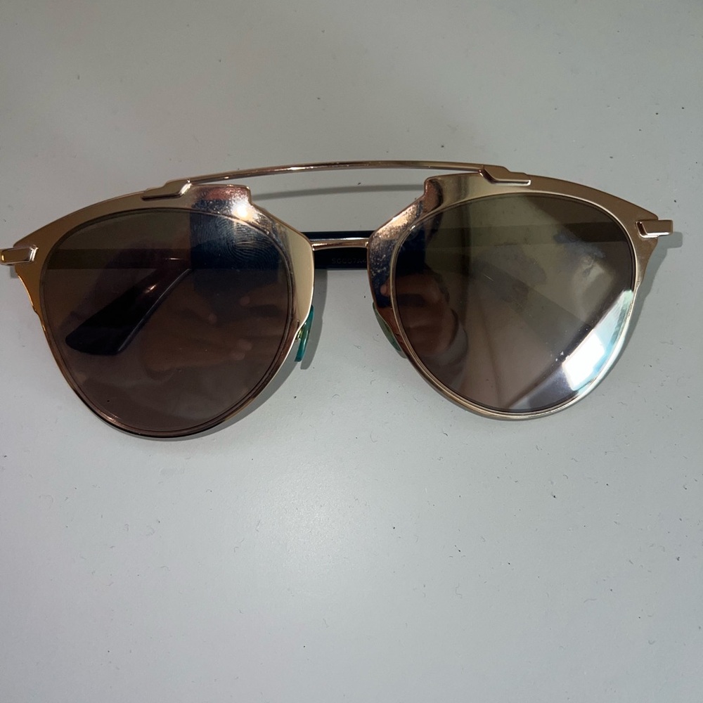 100% authentic rose gold Dior Reflected sunglasses